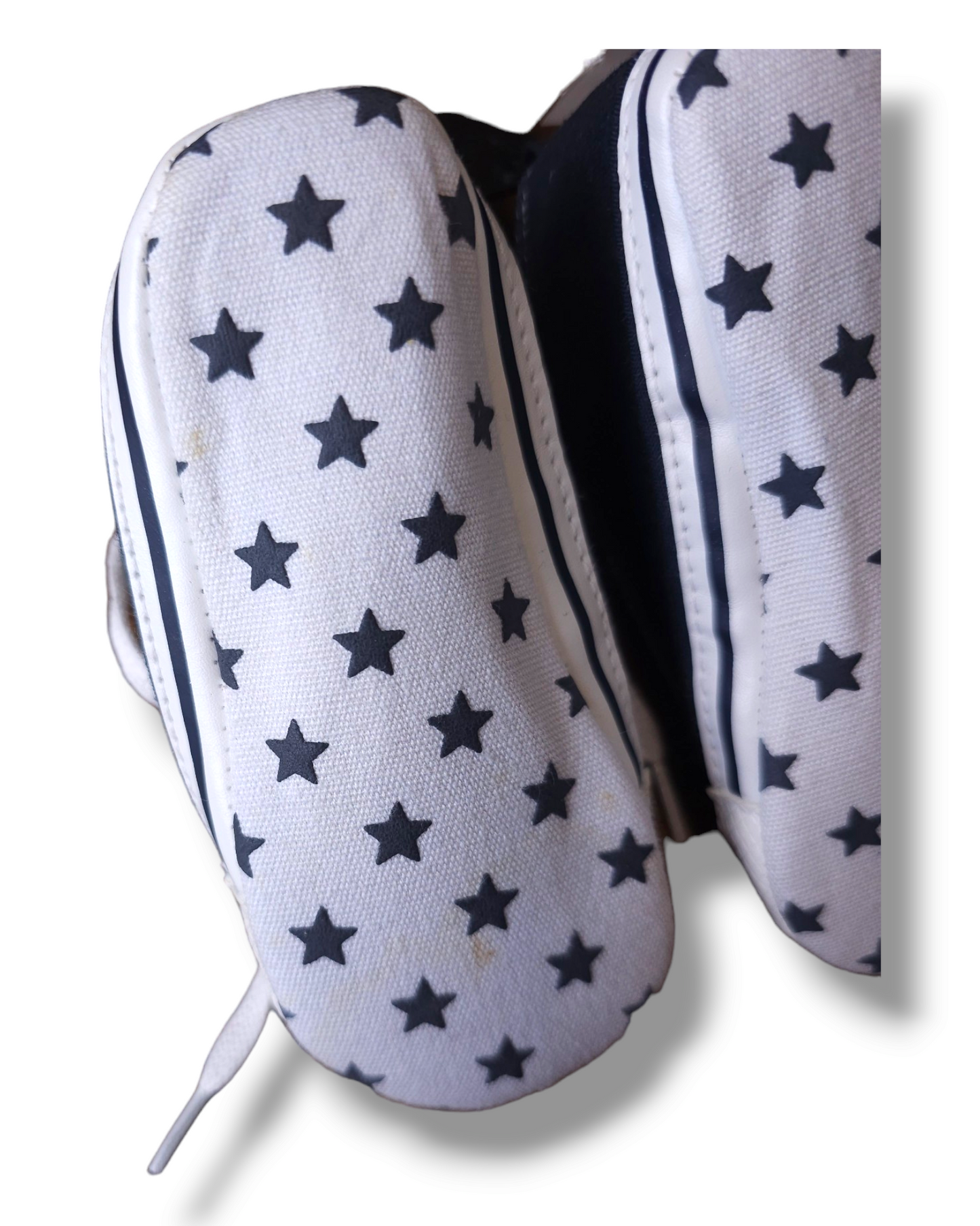 Next Starry Soft Soled Canvas Shoes UK 4 Infant