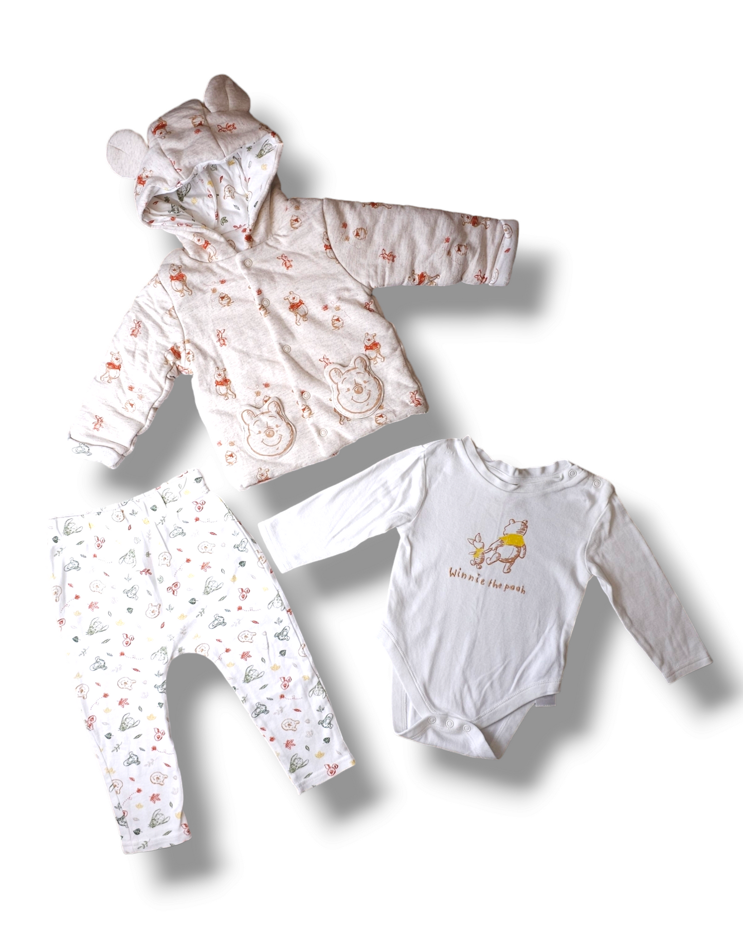 Primark Winnie The Pooh Outfit Set 9-12 Months