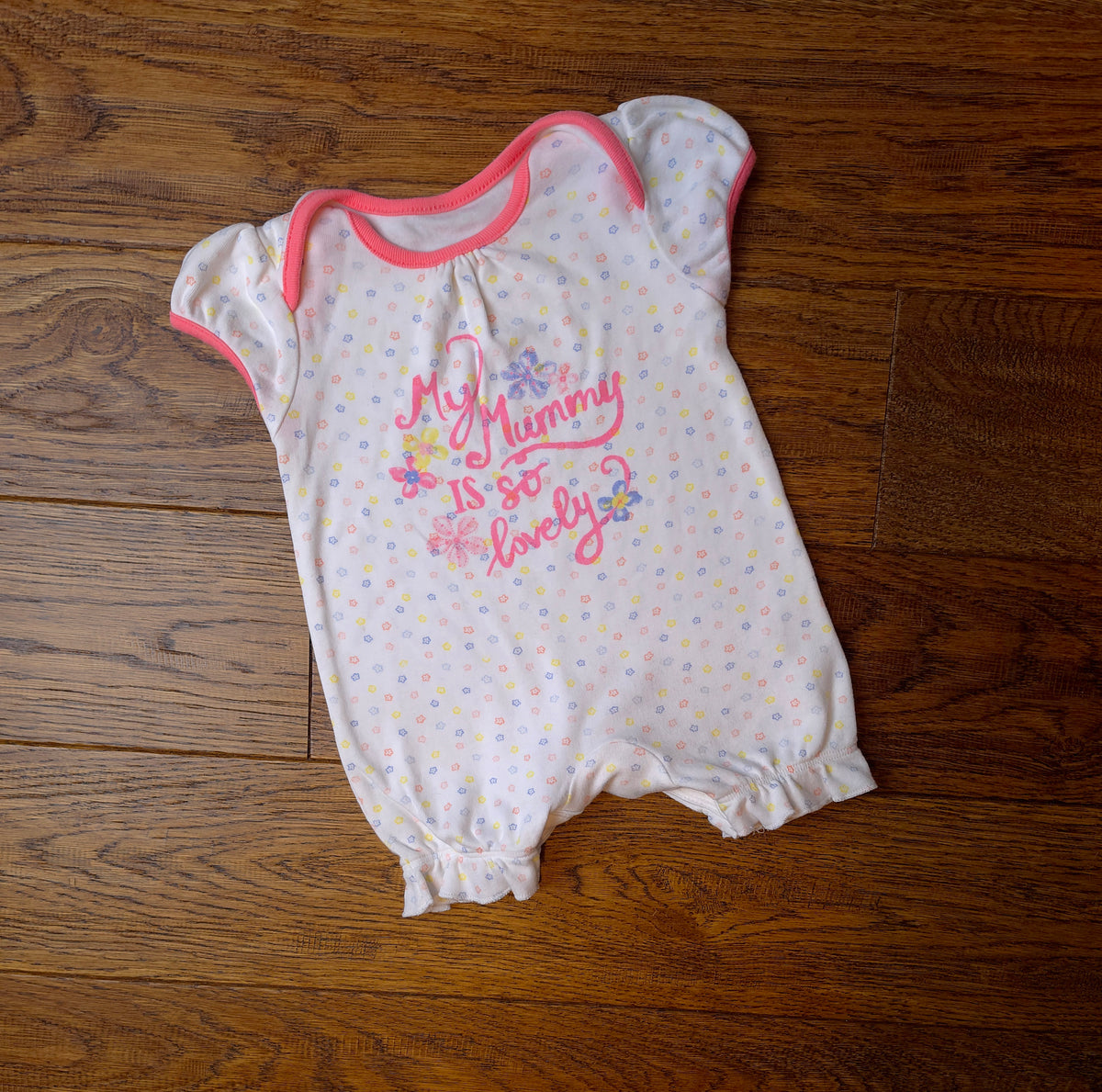 George My Mummy Is So Lovely Romper First Size.