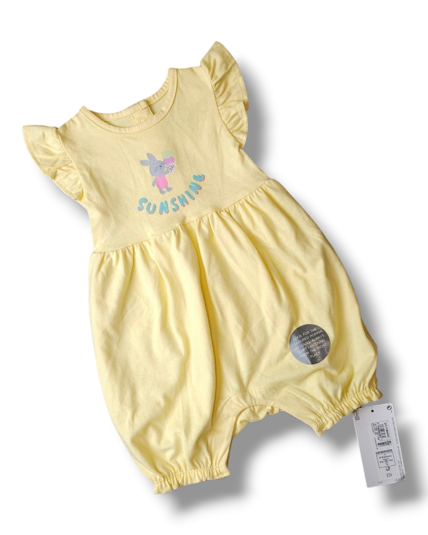 Marks and Spencer Sunshine Rabbit Romper 6-9 Months