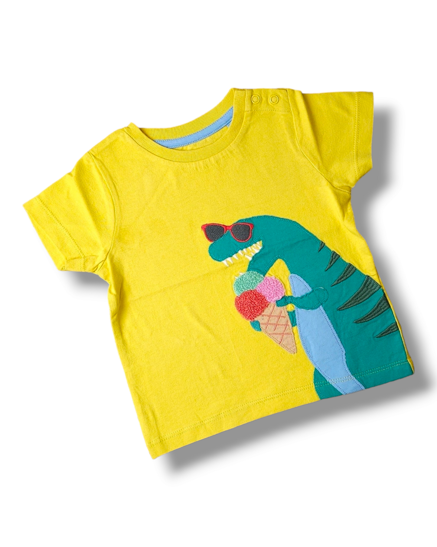 Boden Dinosaur Ice Cream T-Shirt 12-18 Months, 18-24 Months