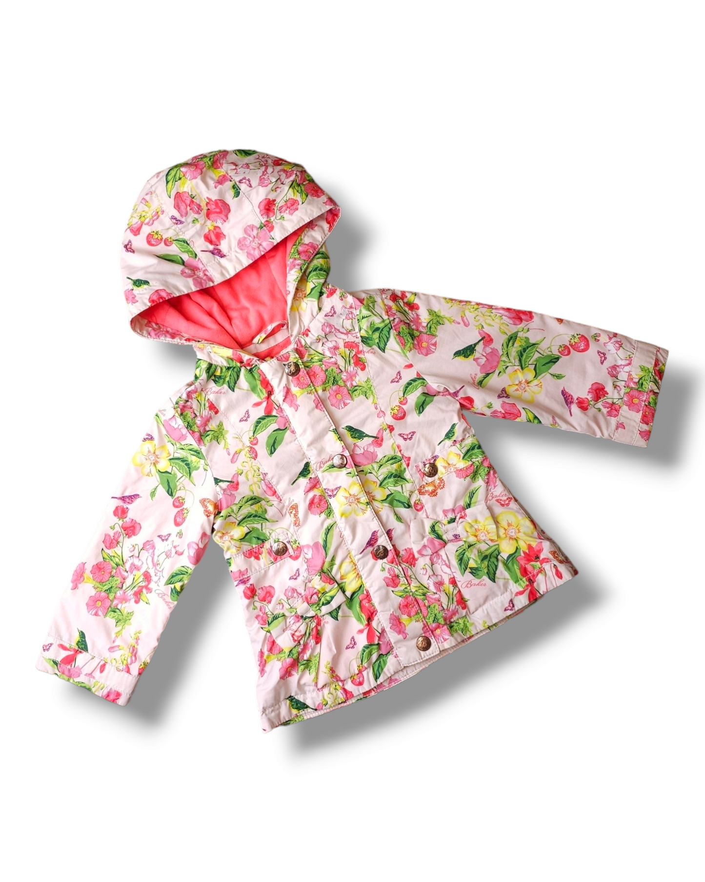 Ted Baker Lined Floral Jacket 12-18 Months